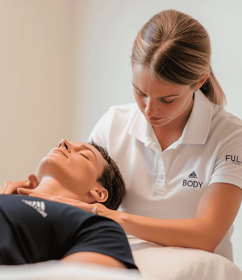 female chiropractor in clinic